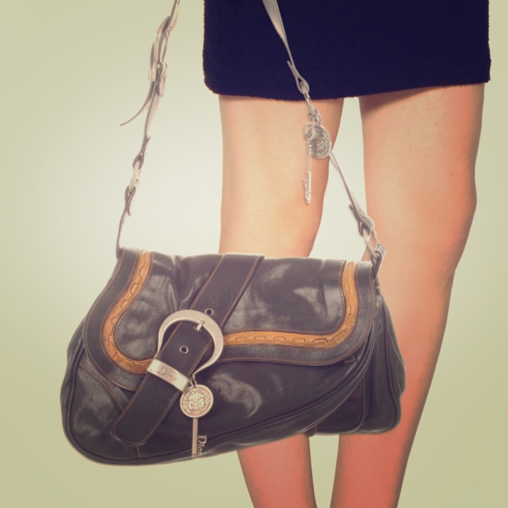 Christian Dior Gaucho Shoulder Bag